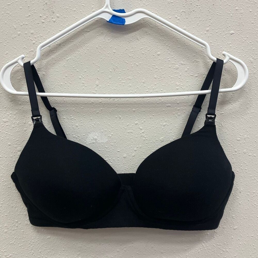 Old Navy Maternity Full-Coverage Soft-Knit Black Nursing bra 36C NEW